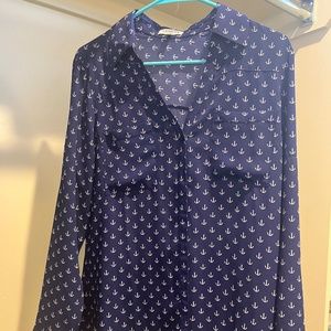 Express Nautical Portofino Shirt, Medium